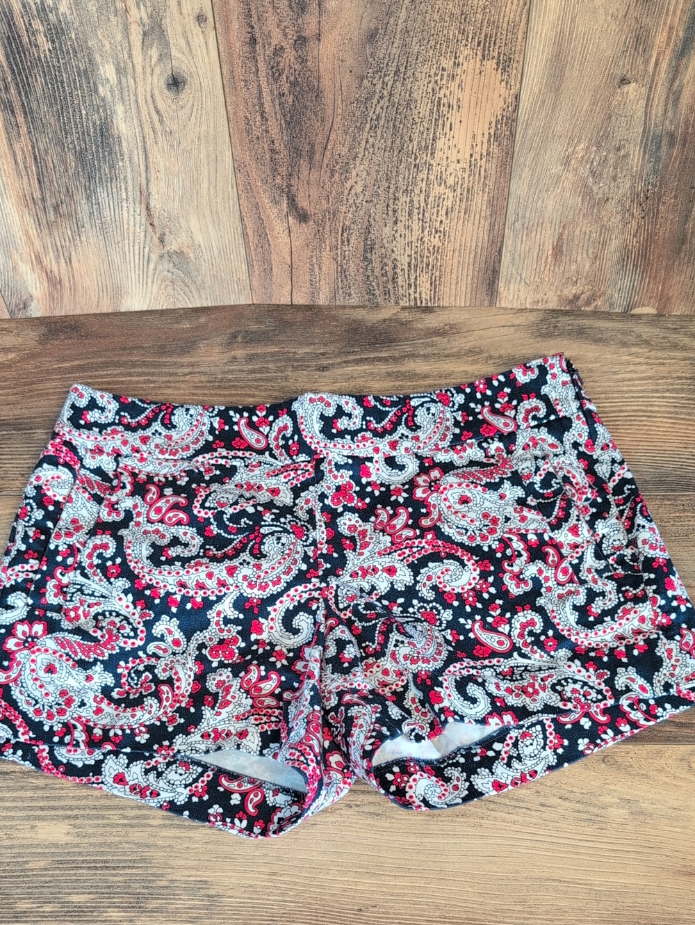 J. Crew 4" Printed Stretch Chino Paisley Side Zip Shorts 4           951A
